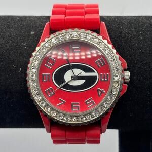 Red Men's Georgia Bulldogs Watch